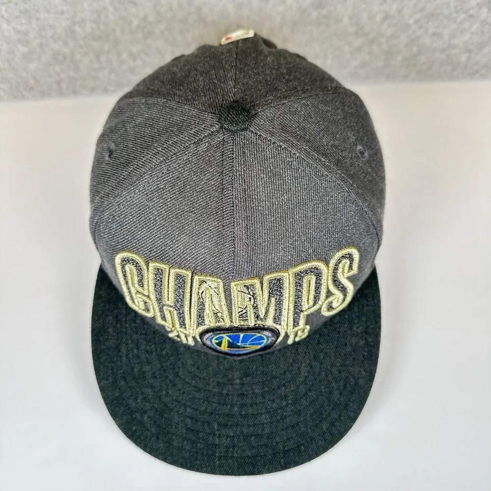 Golden State Warriors New Era 9Fifty Champs 2018 Mens Cap Hat Snapback Gray NBA - Picture 5 of 9